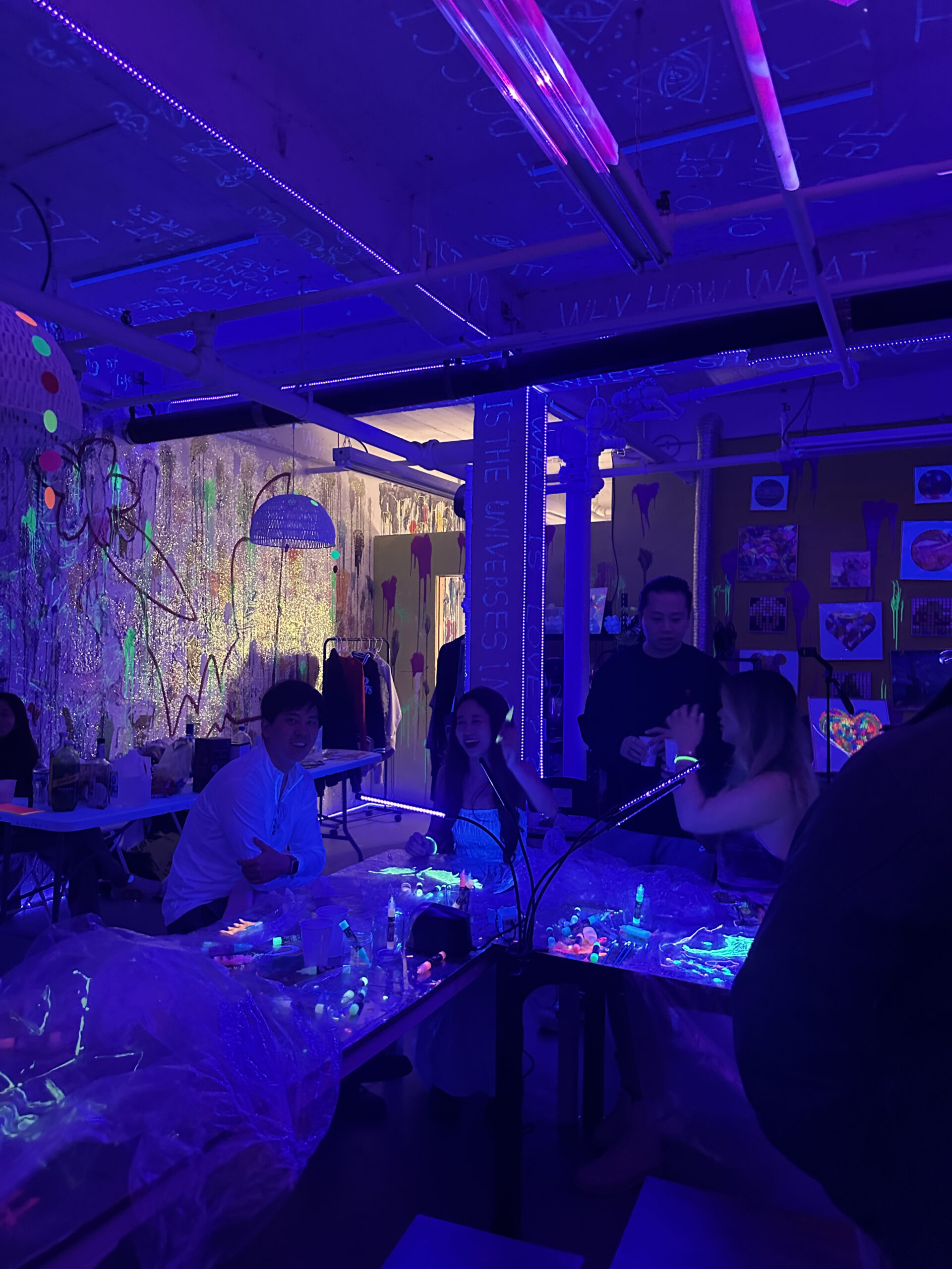 Corporate team building art event at Cozy Art Land in NYC