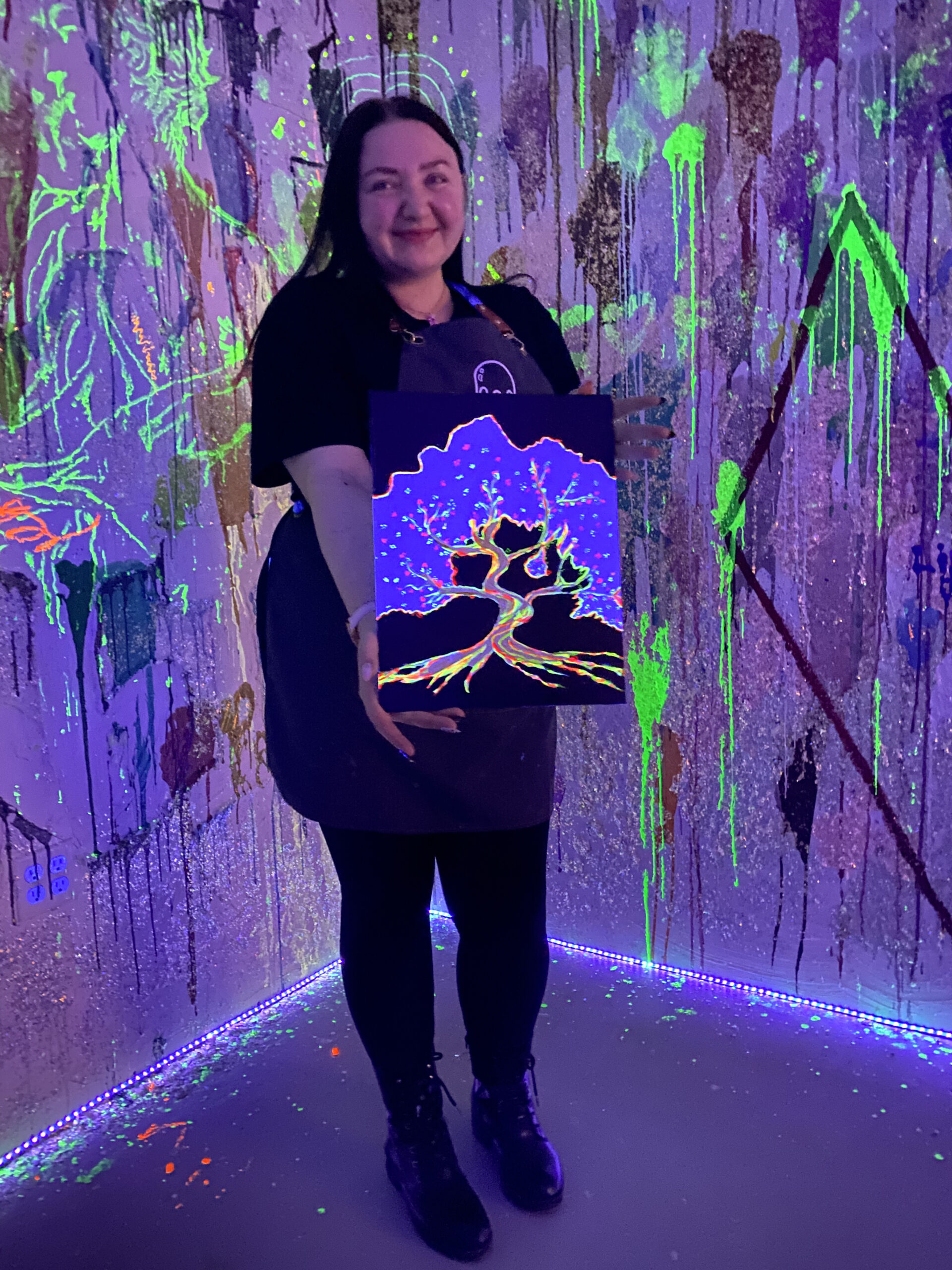 A beginner-friendly adult art class at Cozy Art Land in Long Island City