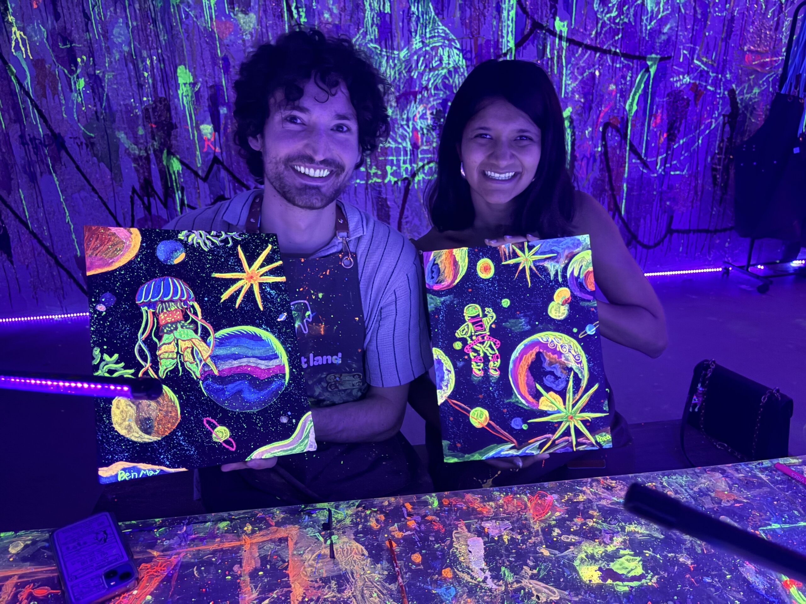 Paint and sip session in Long Island City near Manhattan